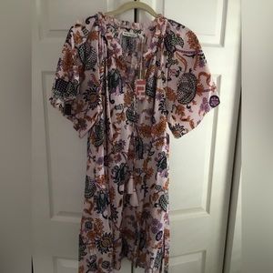 Roller Rabbit 100% Cotton Print Dress Size XL NWT